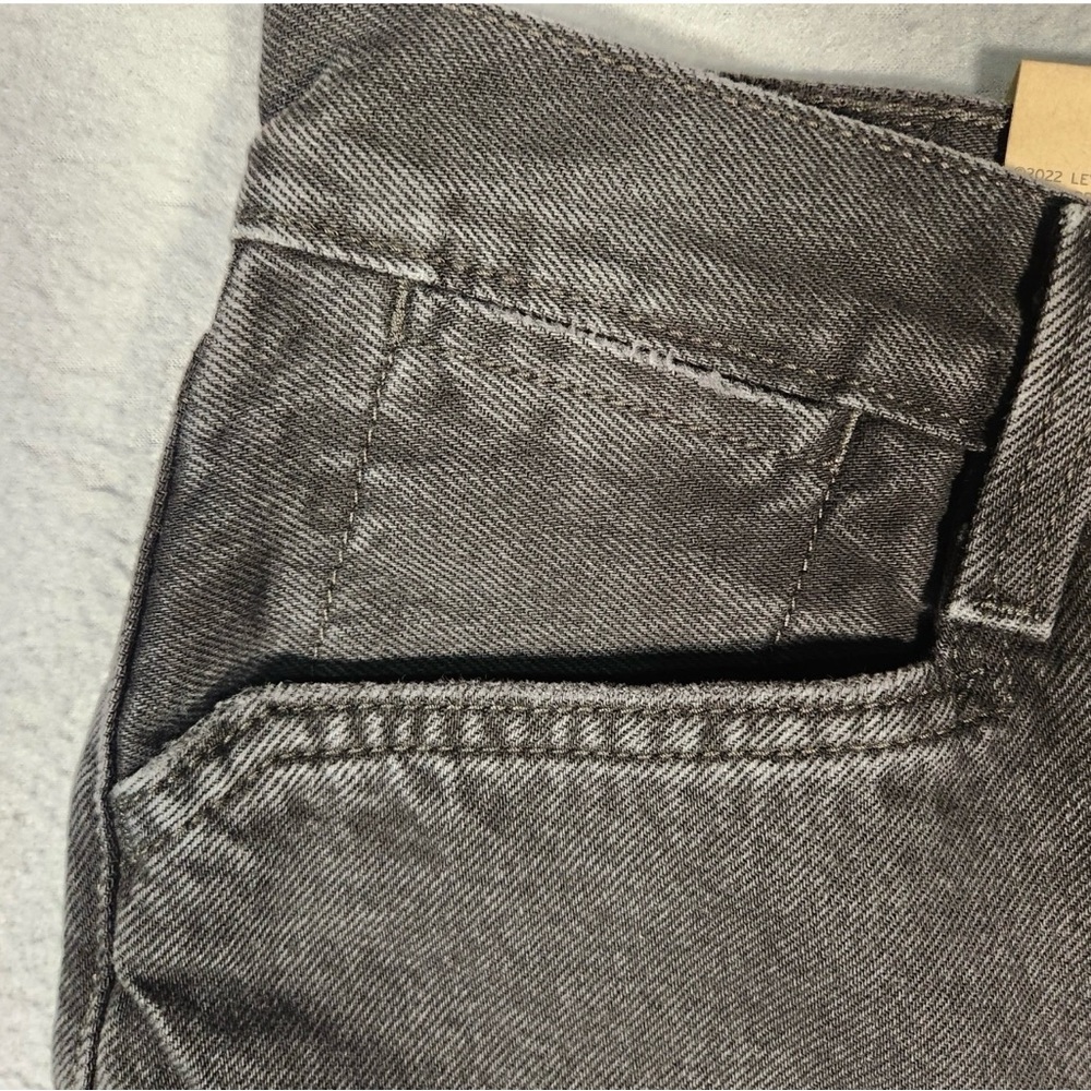 Levi's Women's Wide Leg Jeans - Charcoal Black - Picture 2 of 7